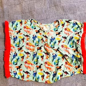 5/$15 Bright Tropical Girls Kimono